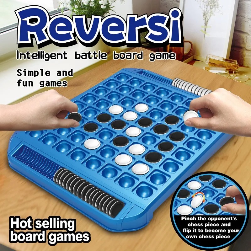 Board Game For 3 Players - 양면 플립 보드 전략 게임 (2인용)