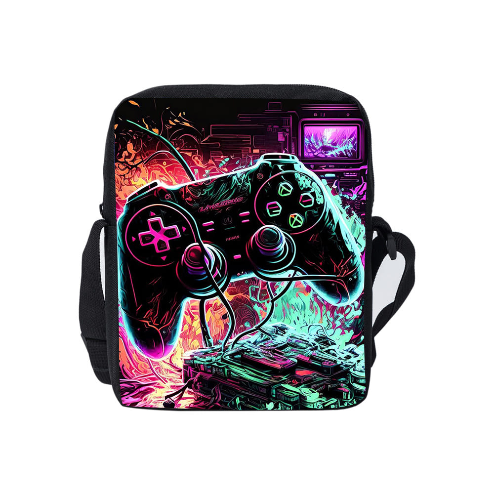 Game Storage Box - 멋진 게임패드 일상용 단면 메신저 백