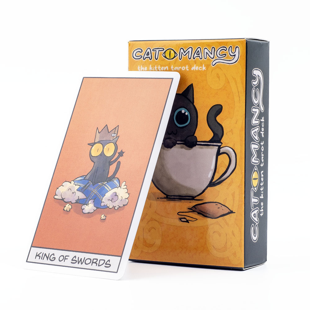 Board Game For Couple - 고양이 Mancy 새끼 고양이 타로 데크