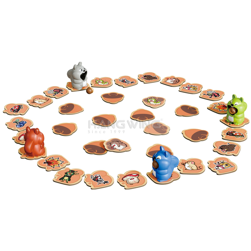 Board Game Solo - 어린이를 위한 위닝 너트랜드 다람쥐 어드벤처