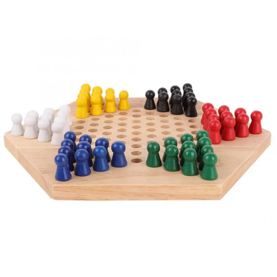 나무 교육 보드 어린이 클래식 Halma 중국어 체커  - Board Game Quacks 리뷰 및 가격