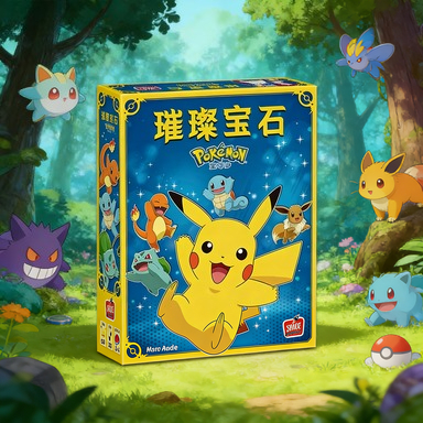 아스모디 눈부신 보석 포켓몬 보드 게임 - 6개 캐릭터 - Board Game Strategi 리뷰 및 가격