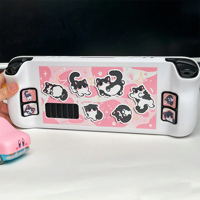 스팀 데크 게임 콘솔을위한 만화 우유 고양이 보호 케이 - Board Game Steam 리뷰 및 가격