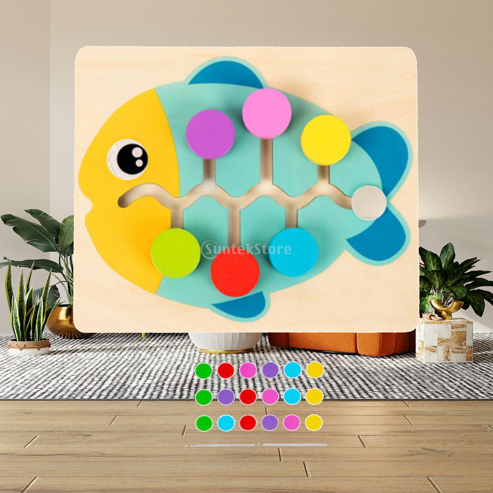 나무 색깔 맞추기 슬라이드 퍼즐 3세 4세 5세 6세  - Board Game Strategi 리뷰 및 가격