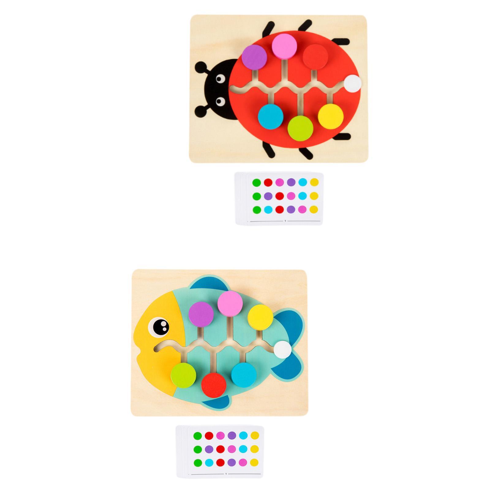 나무 색깔 맞추기 슬라이드 퍼즐 3세 4세 5세 6세  - Board Game Strategi 리뷰 및 가격