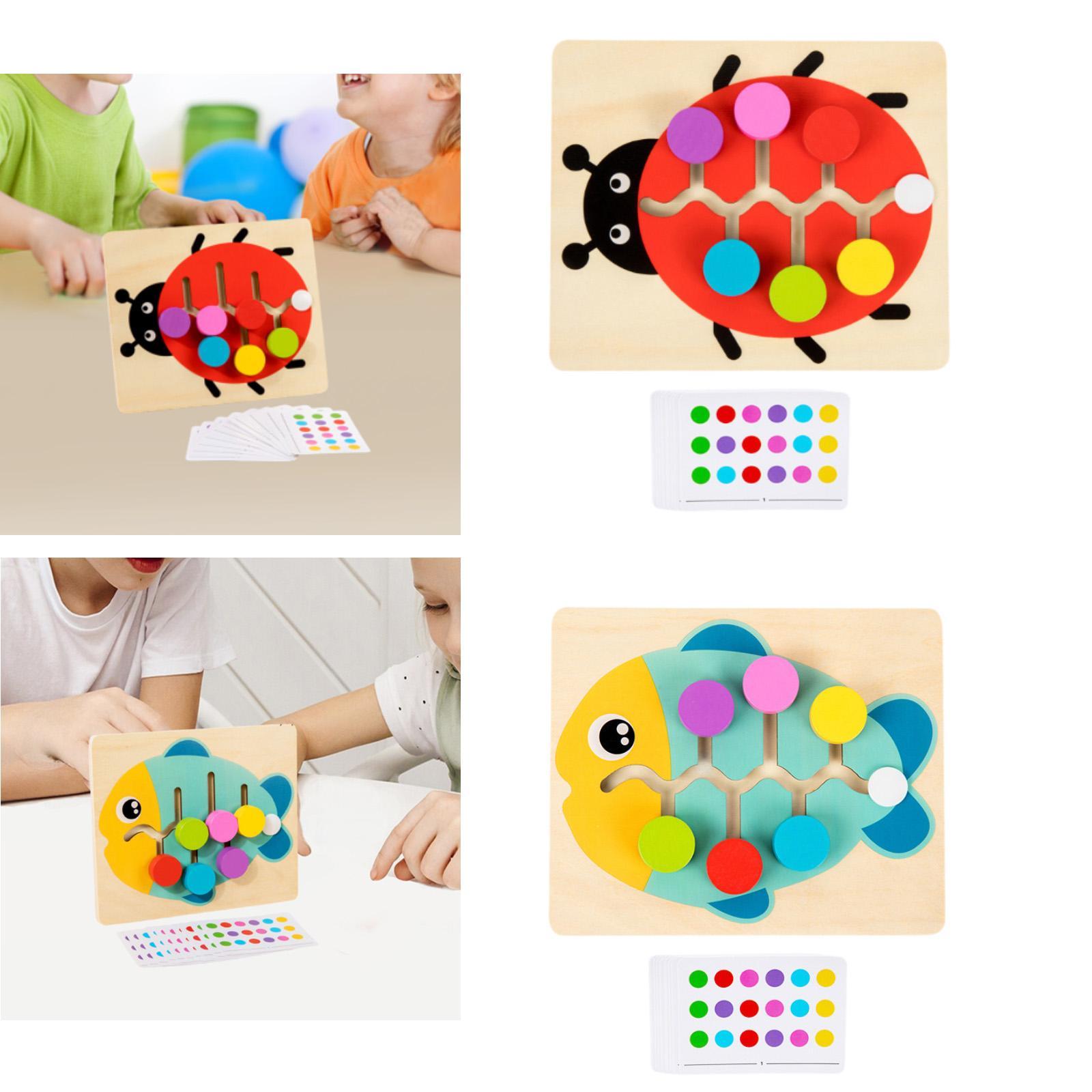 나무 색깔 맞추기 슬라이드 퍼즐 3세 4세 5세 6세  - Board Game Strategi 리뷰 및 가격