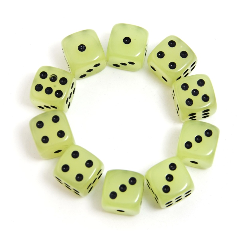 10팩 D6 6면 주사위 DND, MTG, RPG, T - Board Game Yahtzee 리뷰 및 가격