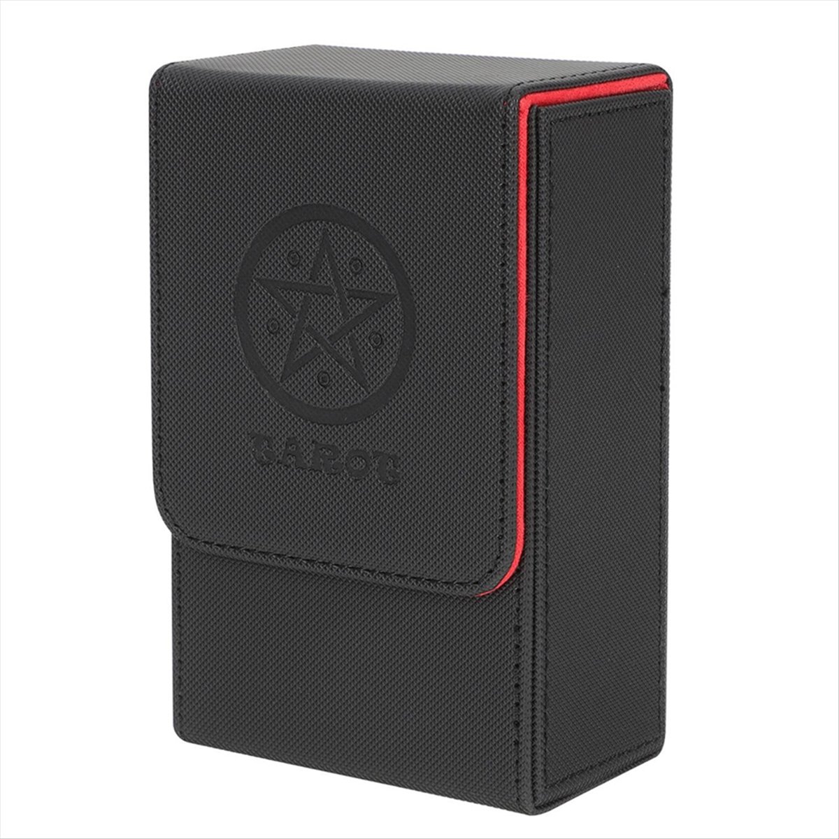 ABST 블랙 레드 패턴 타로 카드 보관함 PU 가죽  - Game Storage Box 리뷰 및 가격