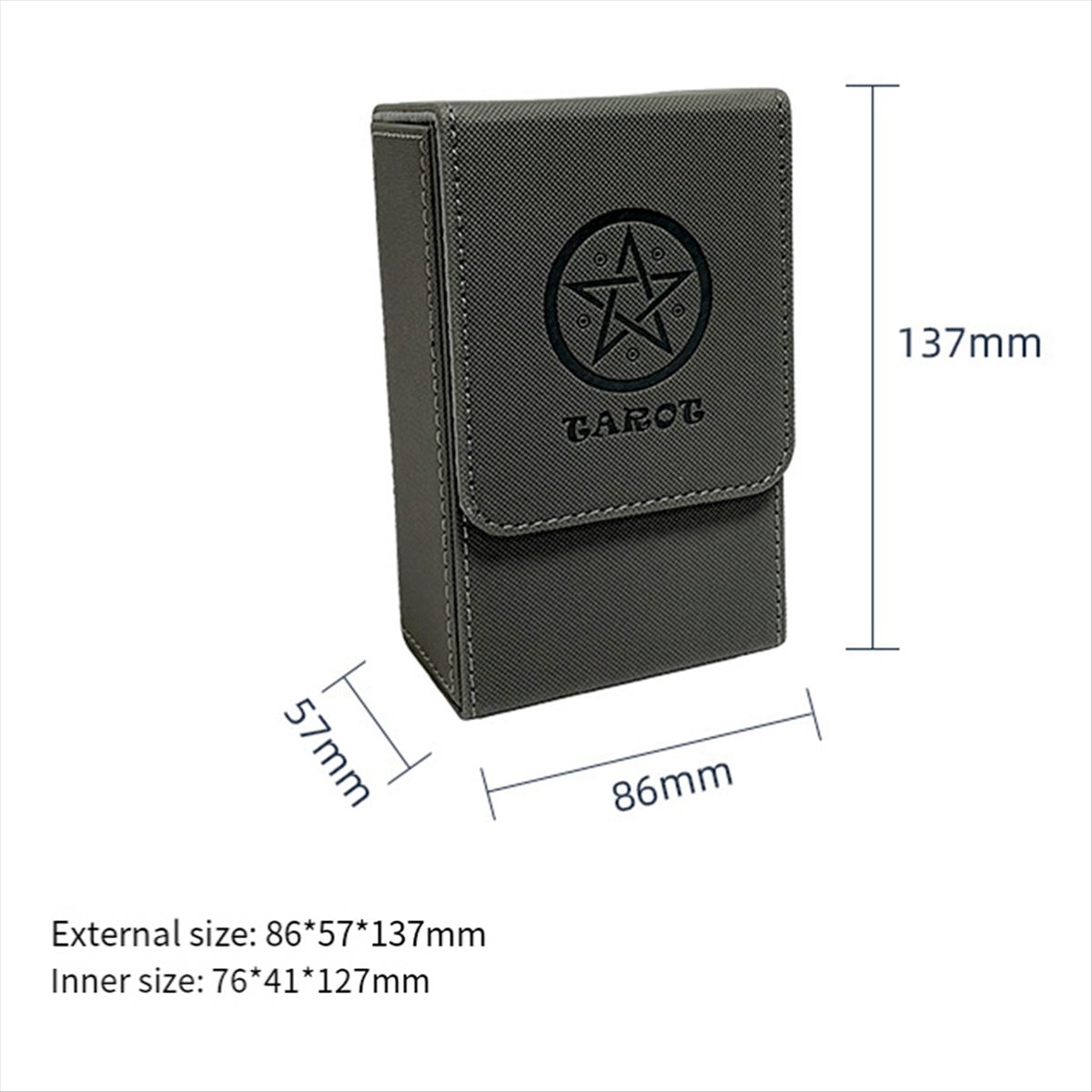 ABST 블랙 레드 패턴 타로 카드 보관함 PU 가죽  - Game Storage Box 리뷰 및 가격