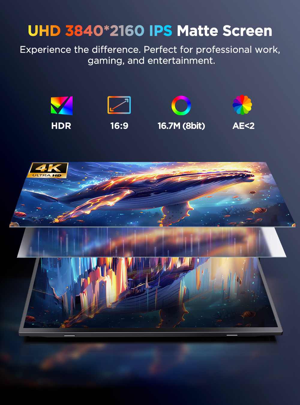 UPERFECT 4K 휴대용 모니터 터치스크린 15.7 - Board Game Journal 리뷰 및 가격