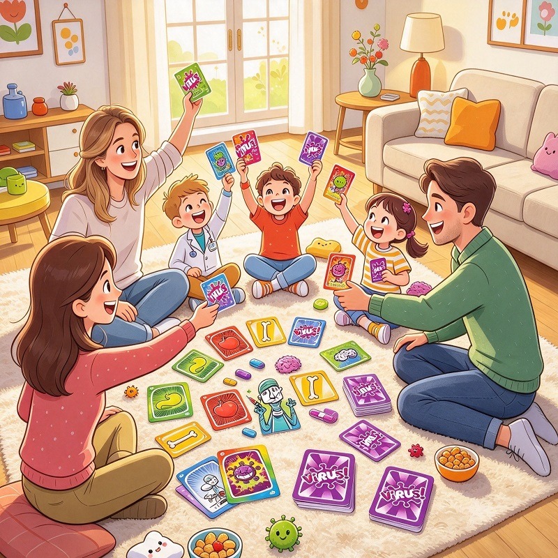 2026 가족 전략 카드 게임 세트 바이러스 시리즈 1 - Board Game Strategi 리뷰 및 가격