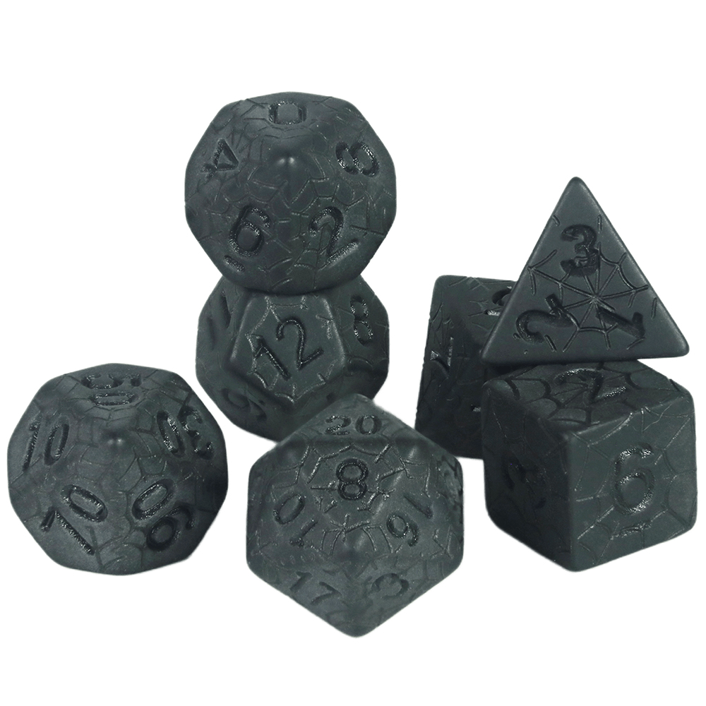 레트로 다면체 주사위 DND 게임 주사위, 거미줄 효과 - Board Game Roleplay 리뷰 및 가격