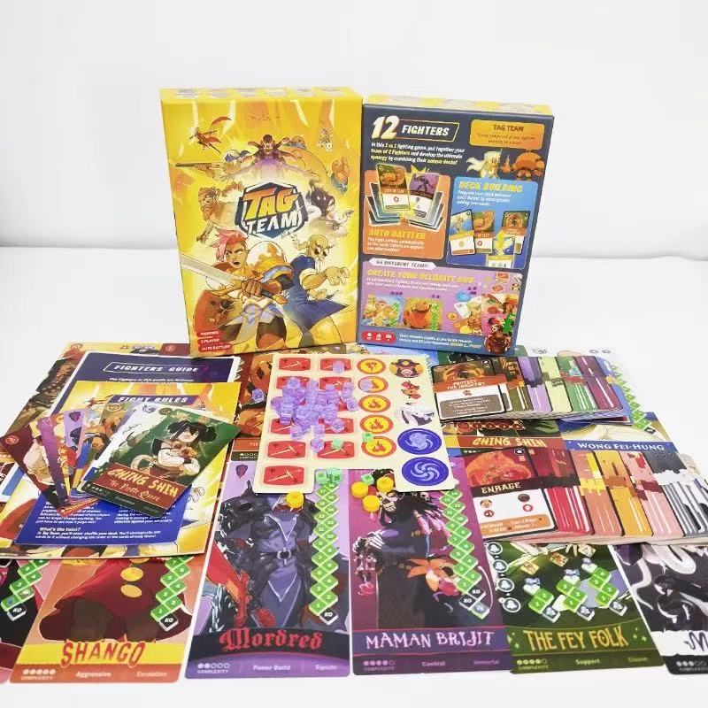 태그 팀 - 카드 게임 |   빠른 속도의 결투, 놀라 - Board Game Solo 리뷰 및 가격