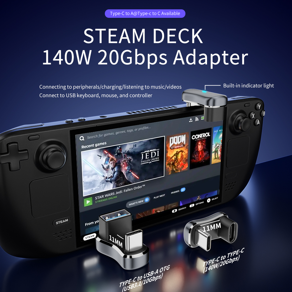 STEAM DECK 휴대용 게임 콘솔 어댑터 - typ - Board Game Steam 리뷰 및 가격
