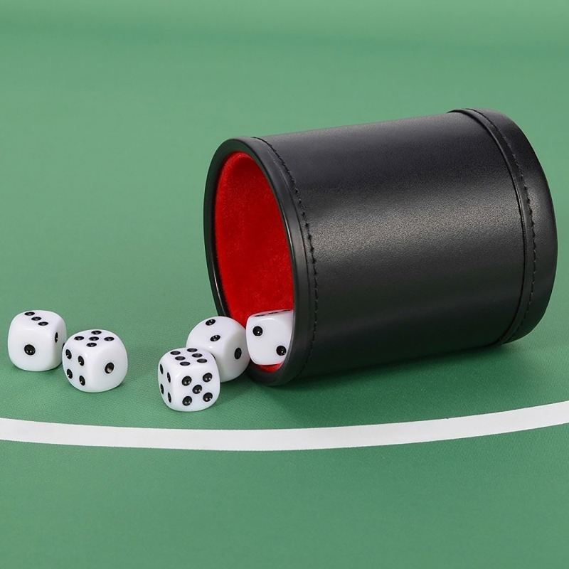 가죽 다이스 컵, 무소음 흔들림 방지, 플란넬 스트레이 - Board Game Yahtzee 리뷰 및 가격